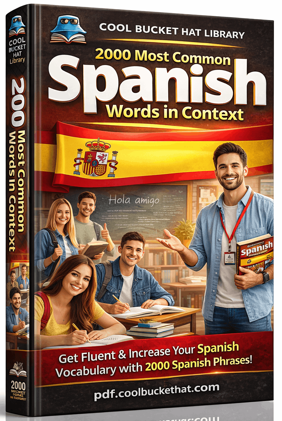 2000 Most Common Spanish Words in Context Book